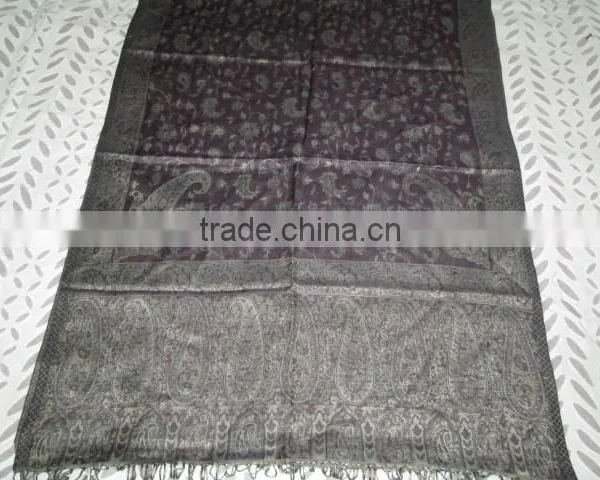 SILK & WOOL STOLE photo-6