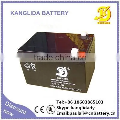 12v12ah Storage Lead Acid Battery for Solar Lamp Rechargeable Vrla Battery photo-3