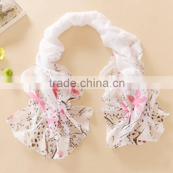 New Fashion Women Long Soft Wrap Scarf Ladies Shawl Chiffon Scarf Scarves photo-2