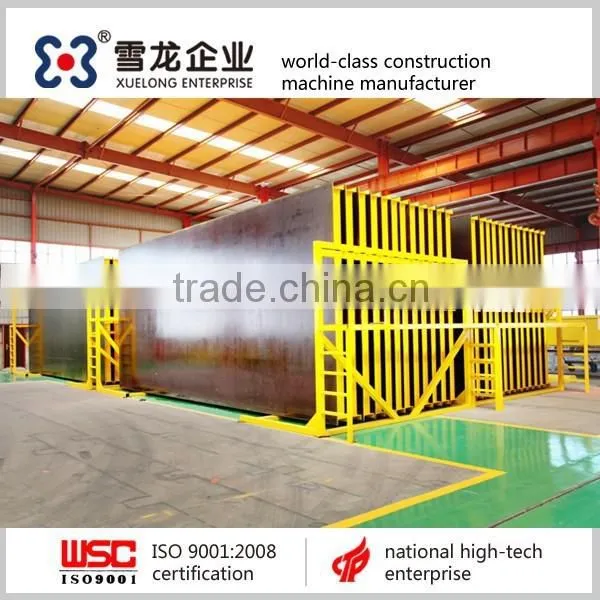 stationary pallet for precast concrete elements machine line