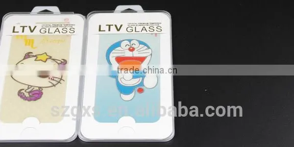 Doraemon and Crayon Shin-Chin Color Cartoon Pictures on the Glass Screen Protector for Iphone 6S photo-3