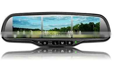 Multiple Display Rearview Mirror With Triple/double Monitor 4/6 Videos Input Special for Truck and Trailer photo-5