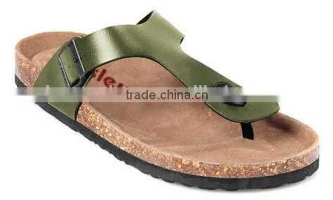 New PU Flat Slippers, Fashion Cork Sole Slippers photo-5