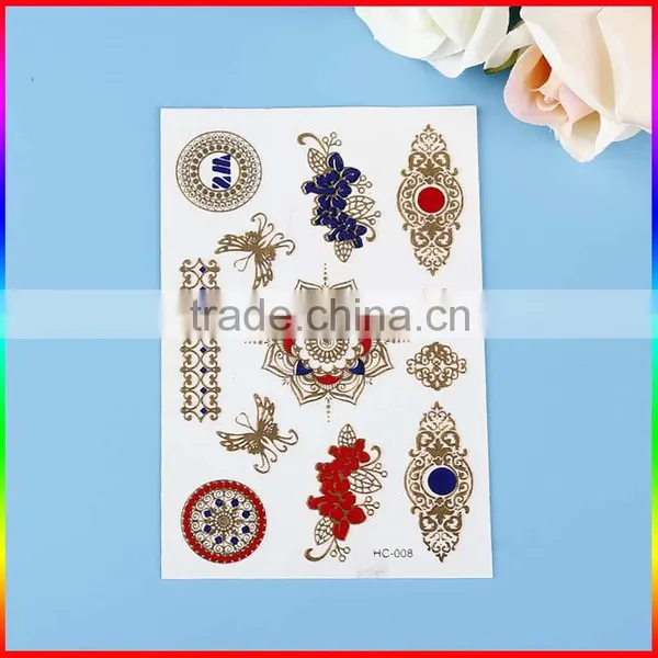 Custom Flash Metallic Temporary Tattoos,tattoo Sticker photo-3