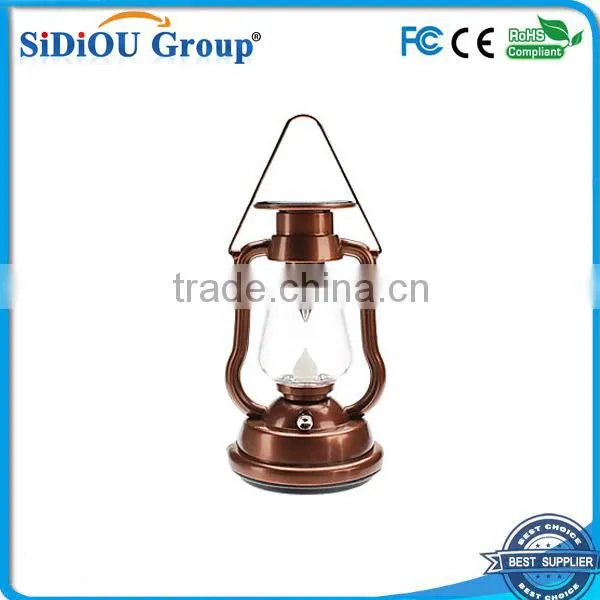 Solar Hand Cranking Dynamo Flashlight