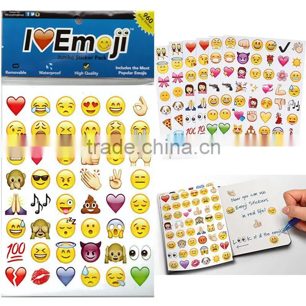 Lovely Emoji Stickers/paper Sticker/cute Cartoon Emoji Sticker