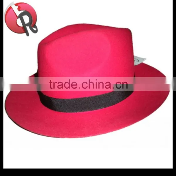 100% Australia Wool Men Blue Fedora Hats photo-4