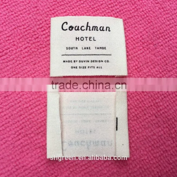 Customized High Grade Cotton Printing Label for Baby Clothes photo-2