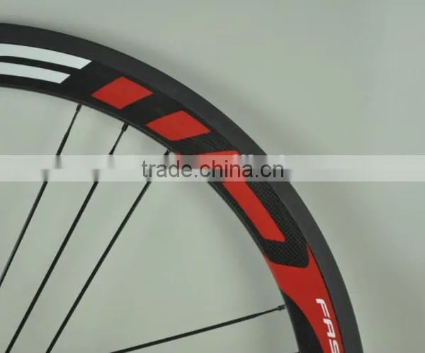 Ultra Light 700C 50mm Clincher Carbon Wheels 23mm Width Road Bike Wheels Bicycle Wheelset photo-2