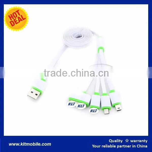 Excellent Quality 4 in 1 USB Cable 30PIN,USB,Micro USB,8PIN,mini Usb