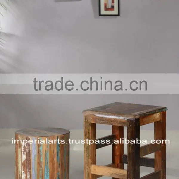 Recycled Wood Stool