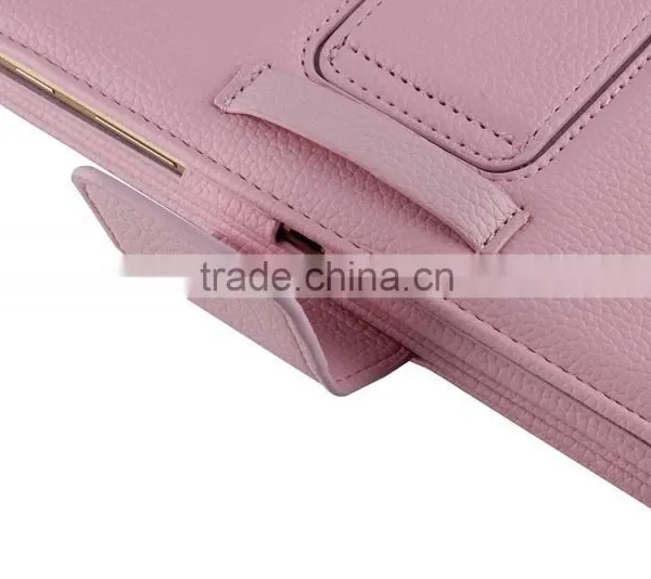 Litchi Pattern Wireless Mini Bluetooth Keyboard for Samsung TABS 8.4inch T700/705-SA04 photo-3