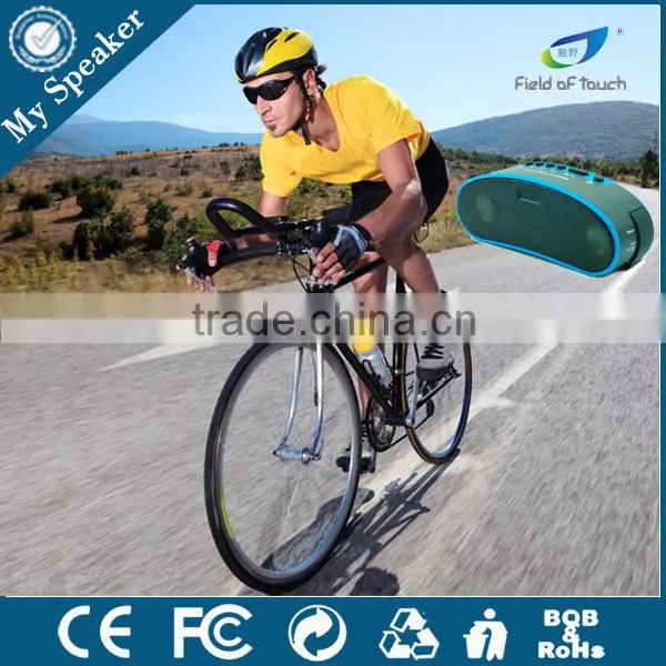 B6 Yellow Color Wireless Handsfree LED Bluetooth Bicycle Speaker With FM Radio photo-2