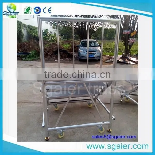 Folding Aluminium Easy Move Choral Stage With Wheels photo-4