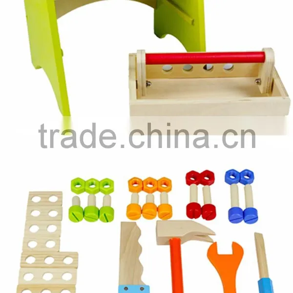 Creative DIY Wooden Tool Table Assembly Toy Disassembling Screw Toys photo-4
