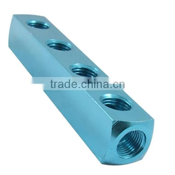 Precision Aluminium Made 4 Way Mainfold Block Splitter From Shenzhen VMT Factory photo-4