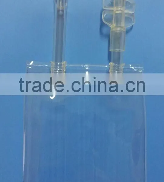 Medical PVC Infusion Bag/ PVC IV Infusion Bag (double Tube ) photo-3