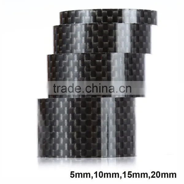 5Pcs 5mm 10mm 15mm 20mm Road Bike Fork Headset Spacer Carbon Fiber Bicycle Stem Washer photo-3