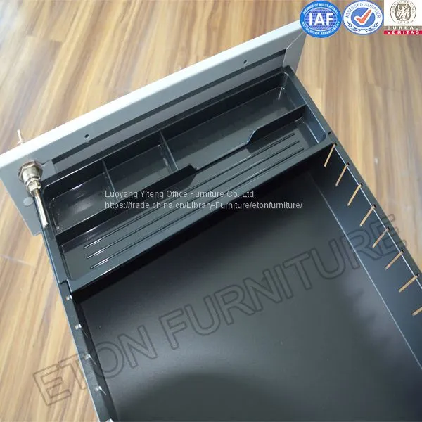 Steel Office Filing Base Cabinet With 3 Deep Drawers photo-5