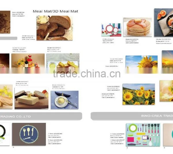 Wine and Fruits 3D Printting PP Washable Placemats photo-6