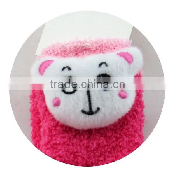 Wholesale Non-slip Kids Cartoon Animal Wholesale Polyester Socks photo-3