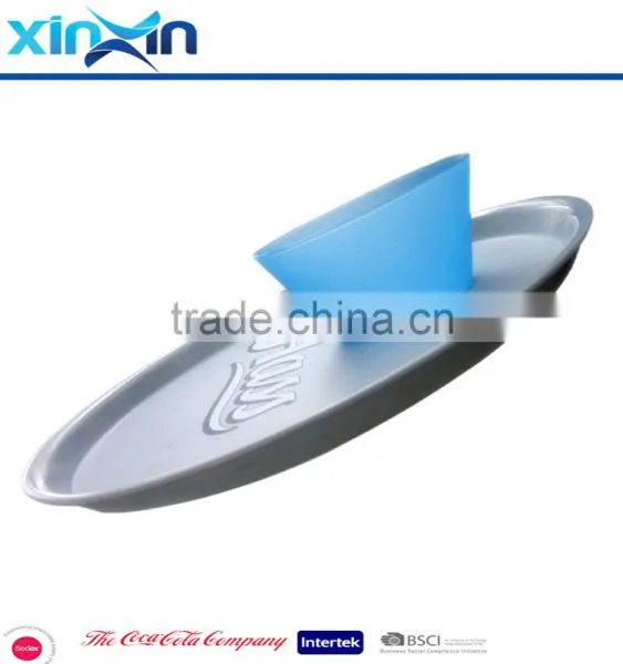 Round Serving Tray With Anti-slip Coating 36CM photo-3