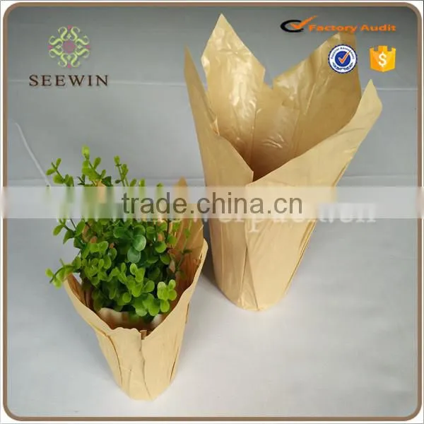 Cheap Wholesale Flower Kraft Paper Pots Cover photo-2