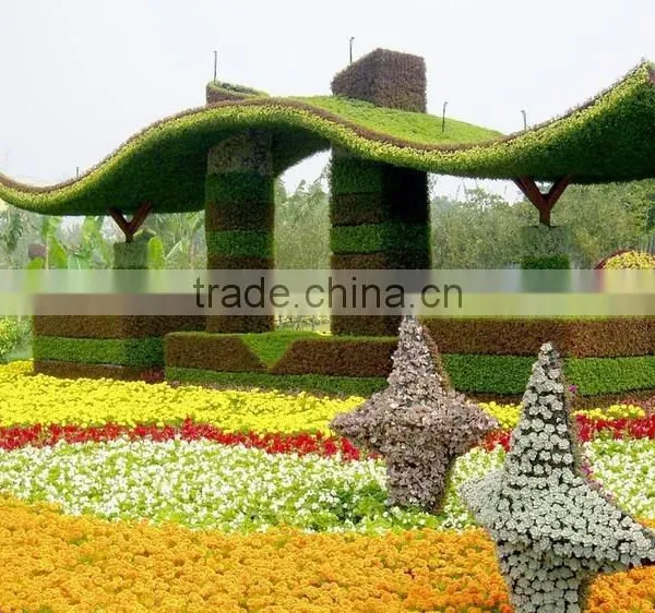 No.1 Green Sculpture on Sale Simulation Art Sculpture on Park Artificial Sculpture photo-5