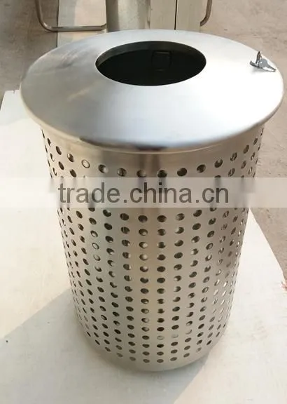 Arlau Outdoor Stainless Trash Can for Sale photo-4