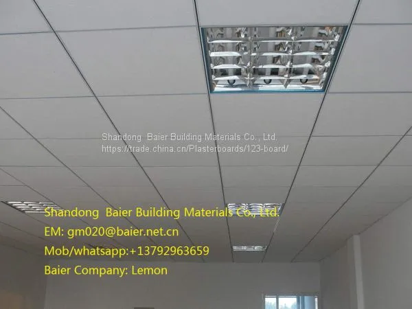 Good Prices for 7.5-15mm Partition Use Standard Size Plaster Board Gypsum Board photo-2