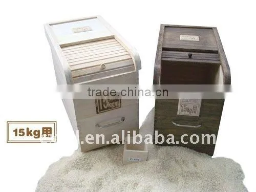 Paulownia Wood Grain Storage Box photo-4