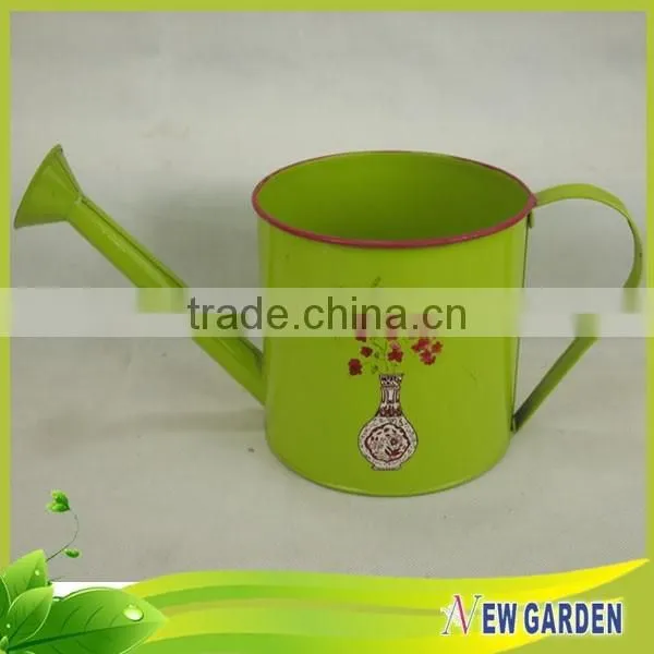 High Grade Colorful Watering Can Decorative Metal Plant Pots Indoor photo-4