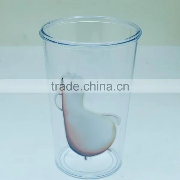 Hot Sale Clear Glass Food Grade Custom Glass Mugs With Color Changing photo-2