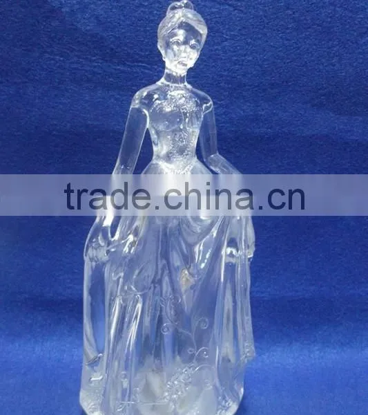 Clear Acrylic Manufacturer LED Flashing Bride in Wedding Dresses Decorations Gift photo-4