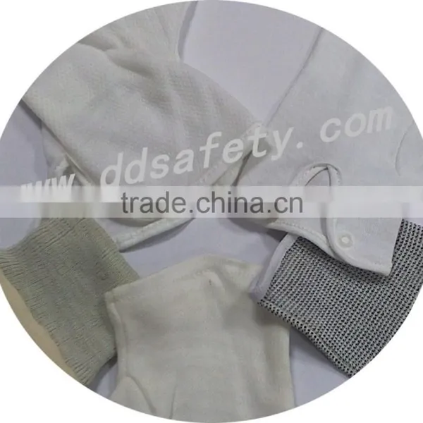DDSAFETY High Quality Blue Cotton Working Safety Gloves photo-3
