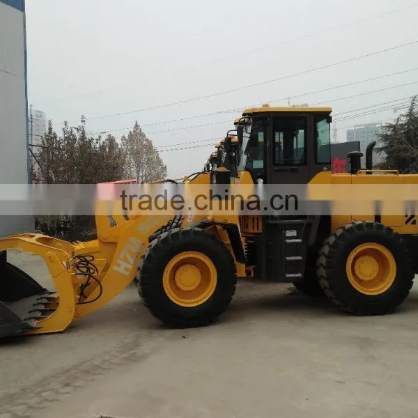 New Type HZM 932 Chinese Wheel Loader With Log Fork photo-2