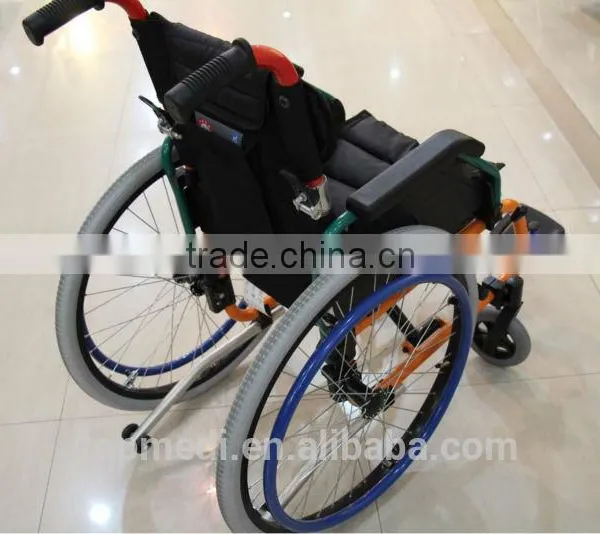 Topmedi Homecare Folding Manual Aluminum Light Wheelchair for Disabled Children photo-6