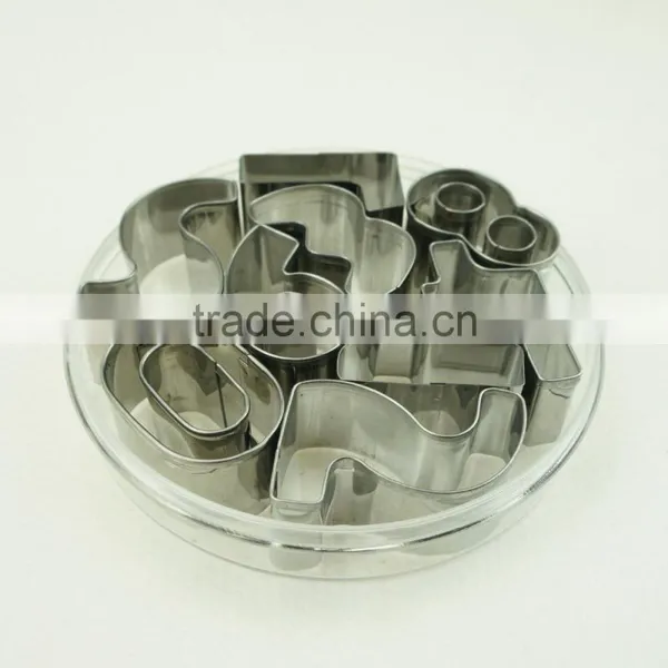 47100 9pcs Number Shape Cake Cookie Cutter ,fondant Cake Decorating Tools photo-2