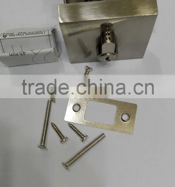 High Quality Good Price Stainless Steel Entry Privacy Passage Square Deadbolt Lock photo-2