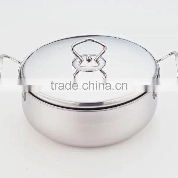 24-30cm 8 Pcs Stainless Steel Stockpot and Cooking Pot
