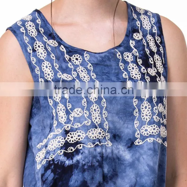 Domin Fashion Embroidery Latest Fancy Tops Girls photo-2