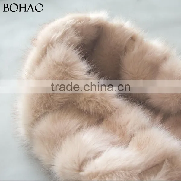 Wholesale Low Price High Quality Womens Long Vest With Faux Fur photo-4