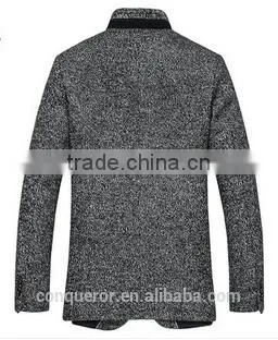 Men's Grey Suit, Notch Label Made to Measure Suit . BCT010 photo-2