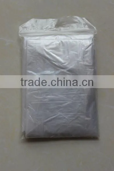 Adult Disposable White PE Poncho With Customer' S Logo photo-3