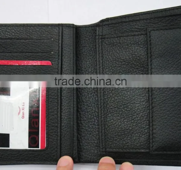 Fashion Men Cowhide Skin Purse Leather Bag for Money photo-4