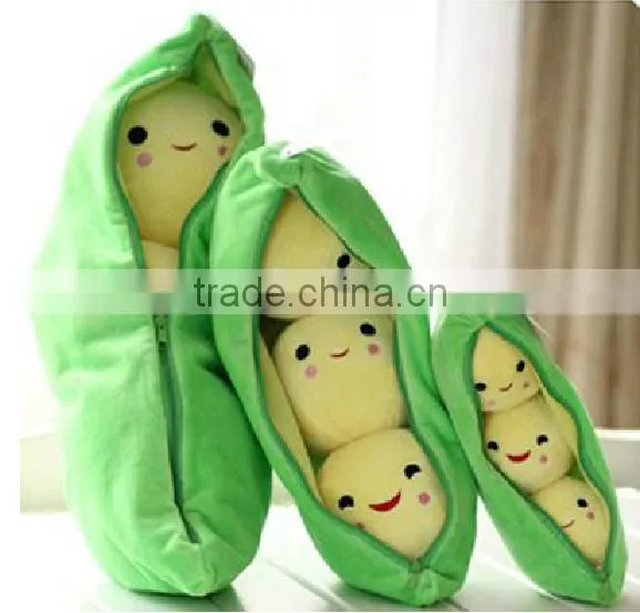 OEM Pea Polyester Funny Cute Custom Wholesale Sofa Emoji Foam Cushion Pillow photo-3