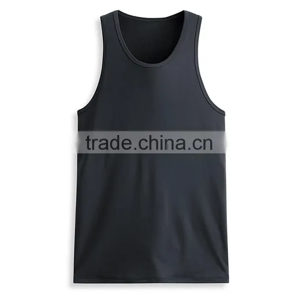 Wholesale Manufacturer Custom Bodybuilding Ribbed Mens Gym Tank Top photo-3