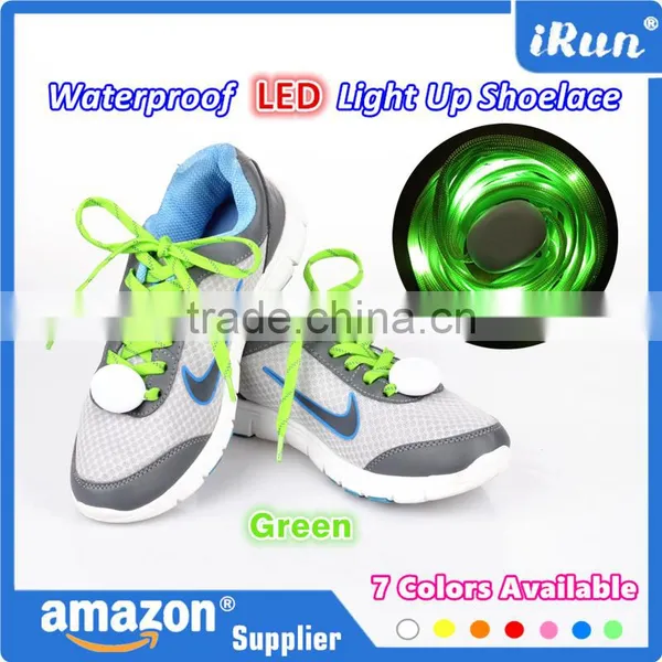 High Quality Nylon LED Shoe Laces - Party Led Flashing Cheerful Lighting Shoelace - Light Up Orange Glowing LED Shoelaces photo-2