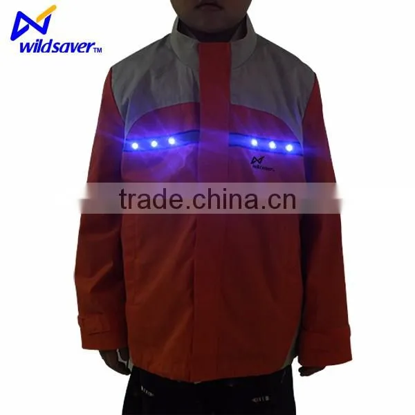 Unique High Visibility LED Glowing Reflective Traffic Safety Kid Jacket photo-4