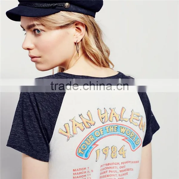 2017 Summer OEM Easy Gorgeous Vintage Van Halen T-shirts for Women photo-6